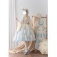 Miss Point Point Garden Embroidered 3-Tier Skirt(Reservation/3 Colours/Full Payment Without Shipping)